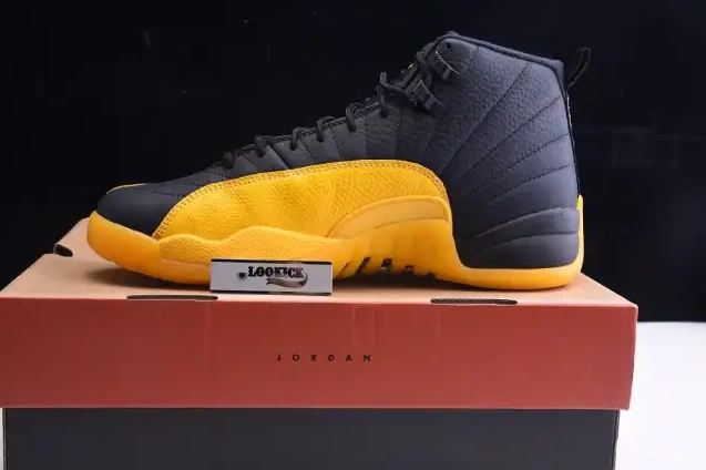 Kick Theory Retro 130690-070 Jordan Gold University Black 12 Air 0531